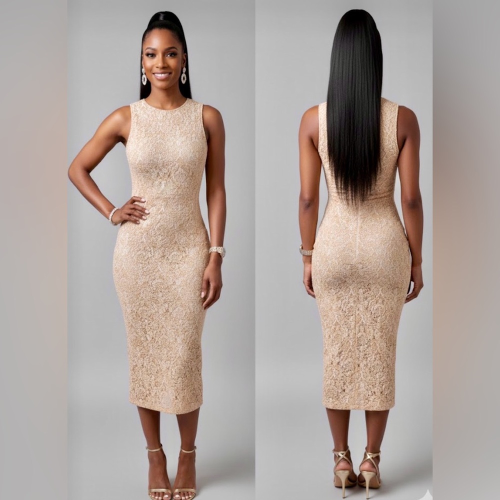 Wolford Beige Midi Dress